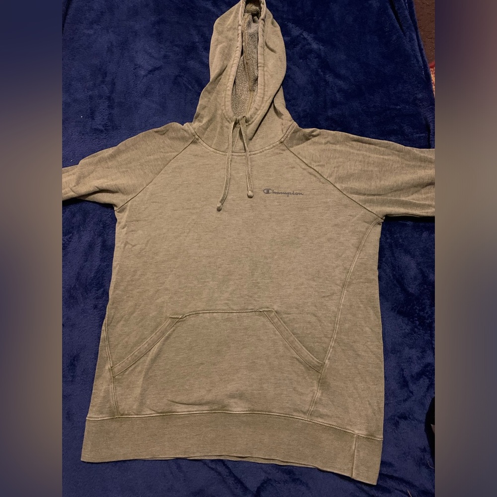 Women’s light green champion hoodie